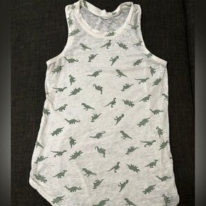 Adorable dinosaur tank! Size XS